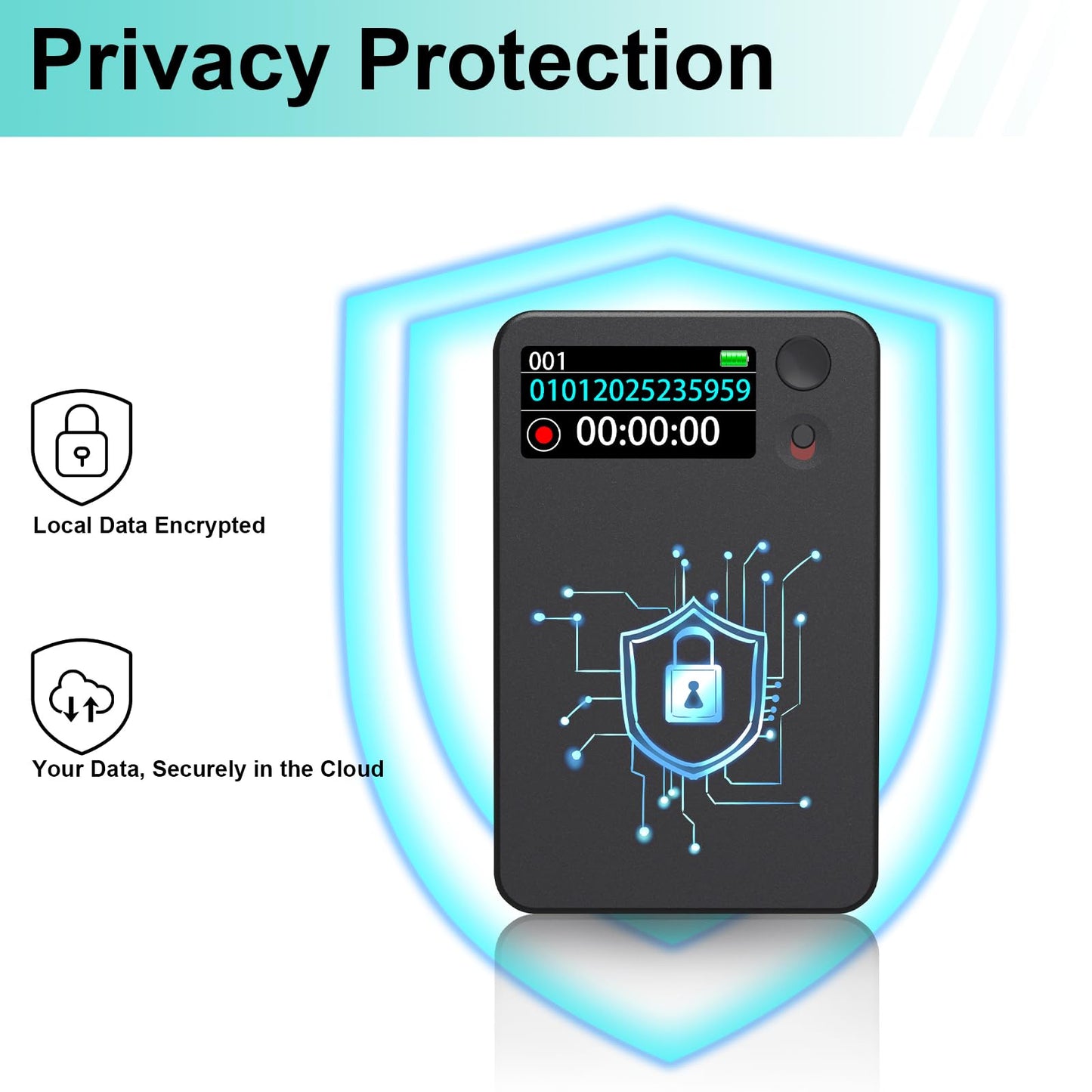 AI Voice Recorder, Transcribe & Summarize by ChatGPT, APP Control, Support 112 Languages, 30H Recording Time, 64GB Memory, Audio Recorder for Lectures, Meetings, Calls