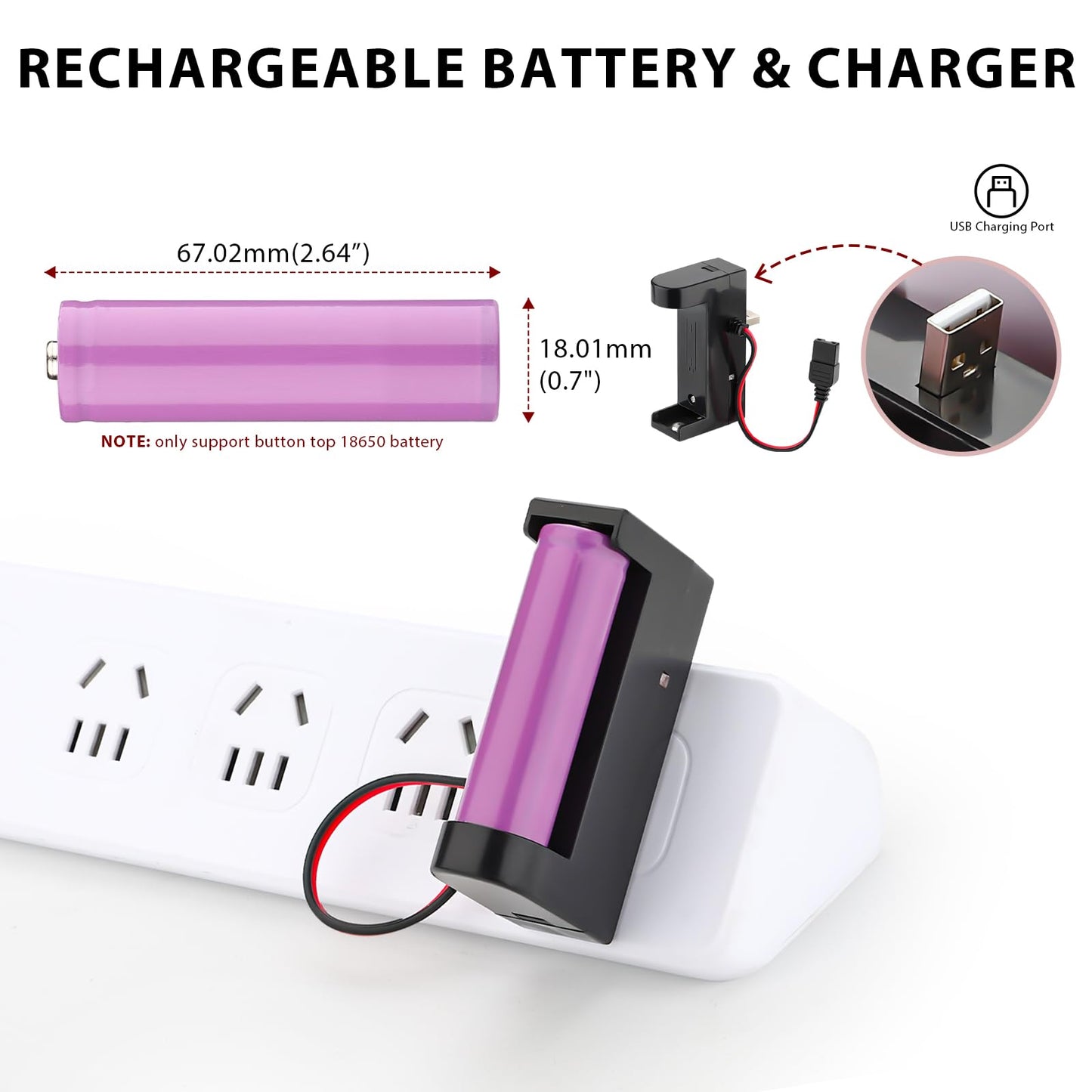 MGROLX 30W Megaphone, Portable Bullhorn, Loud Speaker, Siren, Music and Recording (White)