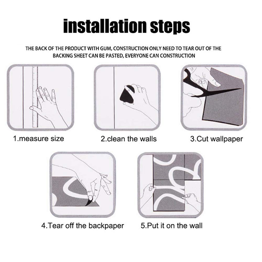 HyFanStr Peel and Stick Backsplash 3D Mosaic Tile Stickers Wall Sticker Home Decor for Kitchen Bathroom 9.26" x 9.26"(Pack of 4)