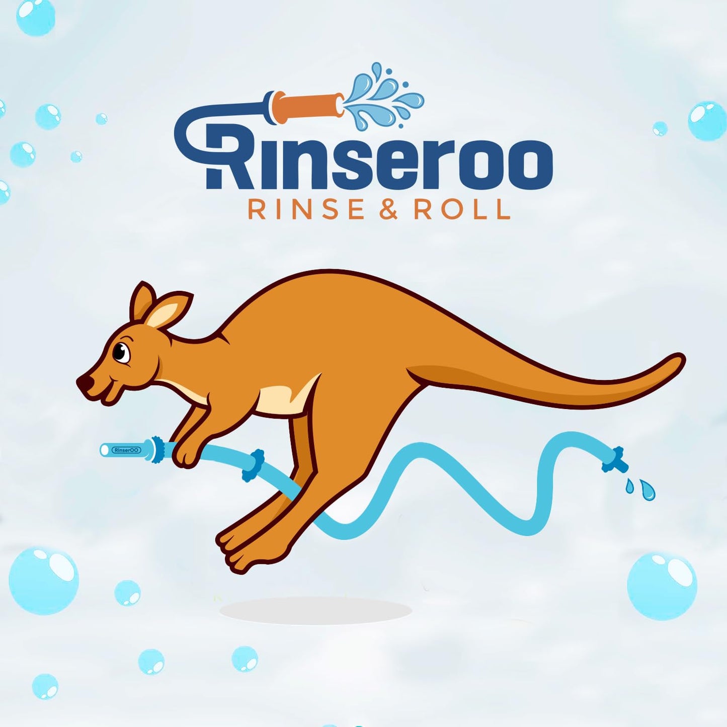 Rinseroo Dog Spot Washer – 6ft Slip-On Shower Hose for Easy Pet Rinsing, Fits Showerheads Up to 4” – Stress-Free Way to Clean Dogs Without a Full Bath, Shark Tank Product (Not for Tubs)