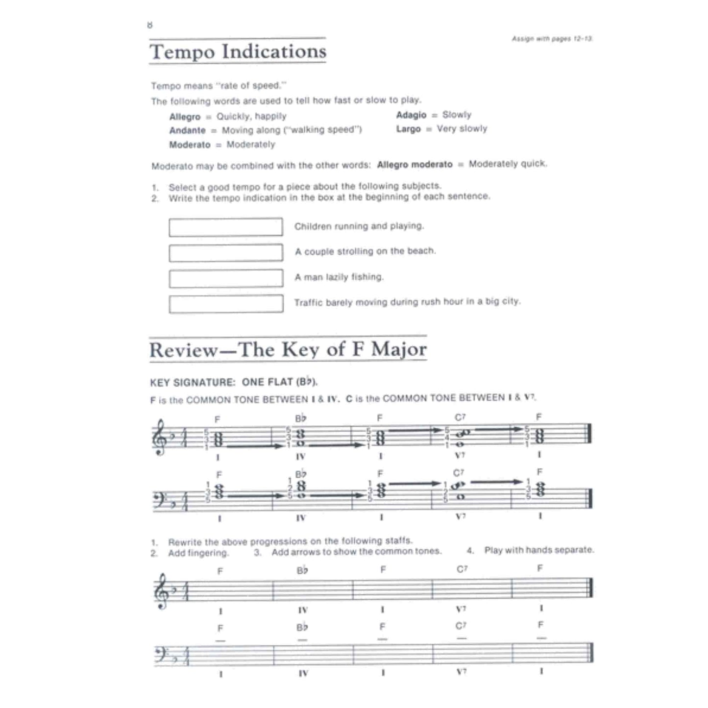 Alfred's Basic Adult Theory Piano Book Level Two