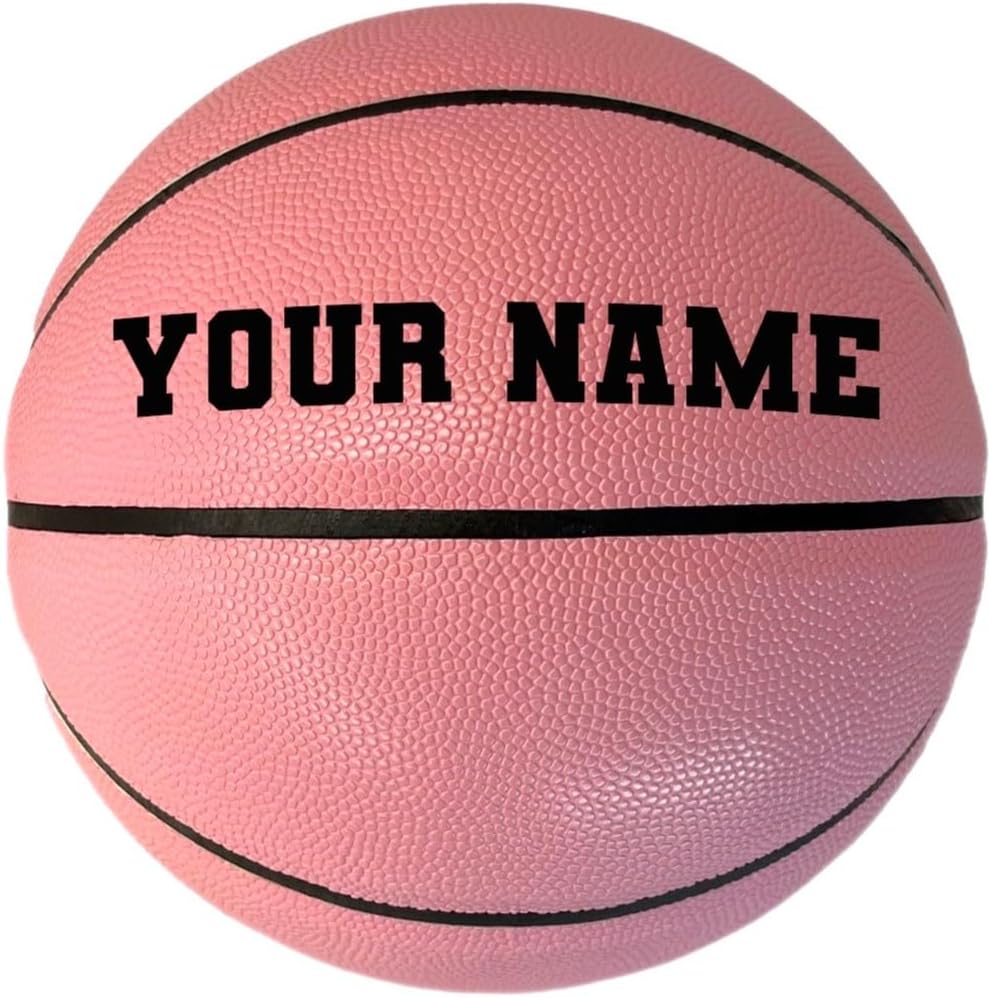 WILSON Customized Personalized NCAA Pink Basketball Size 6 28.5" - Custom Gift