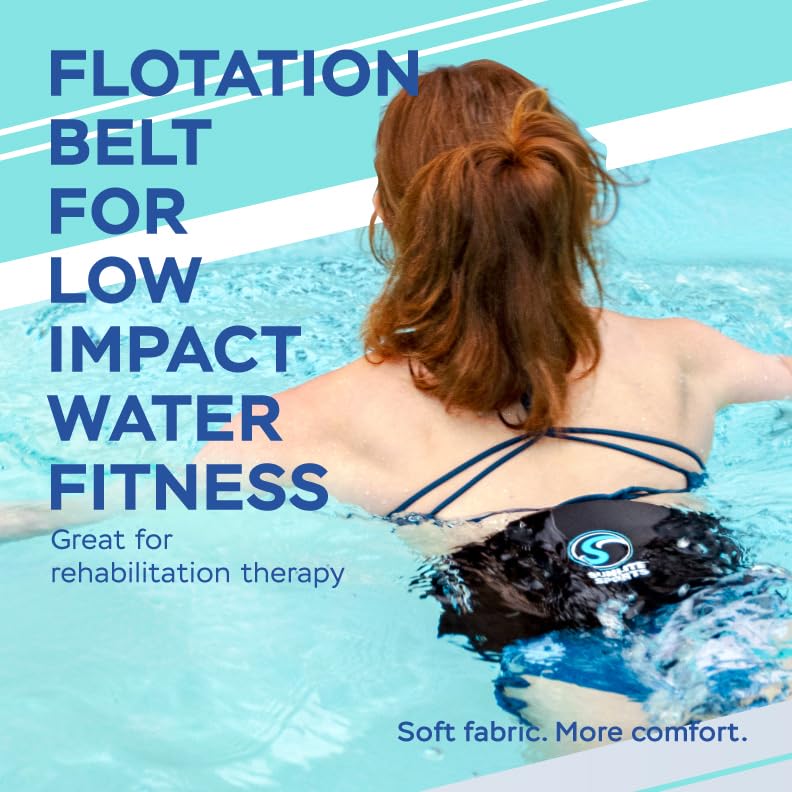 Sunlite Sports AquaFitness Deluxe Flotation Swimming Belt - Water Aerobics Equipment for Pool, Low-Impact Workout