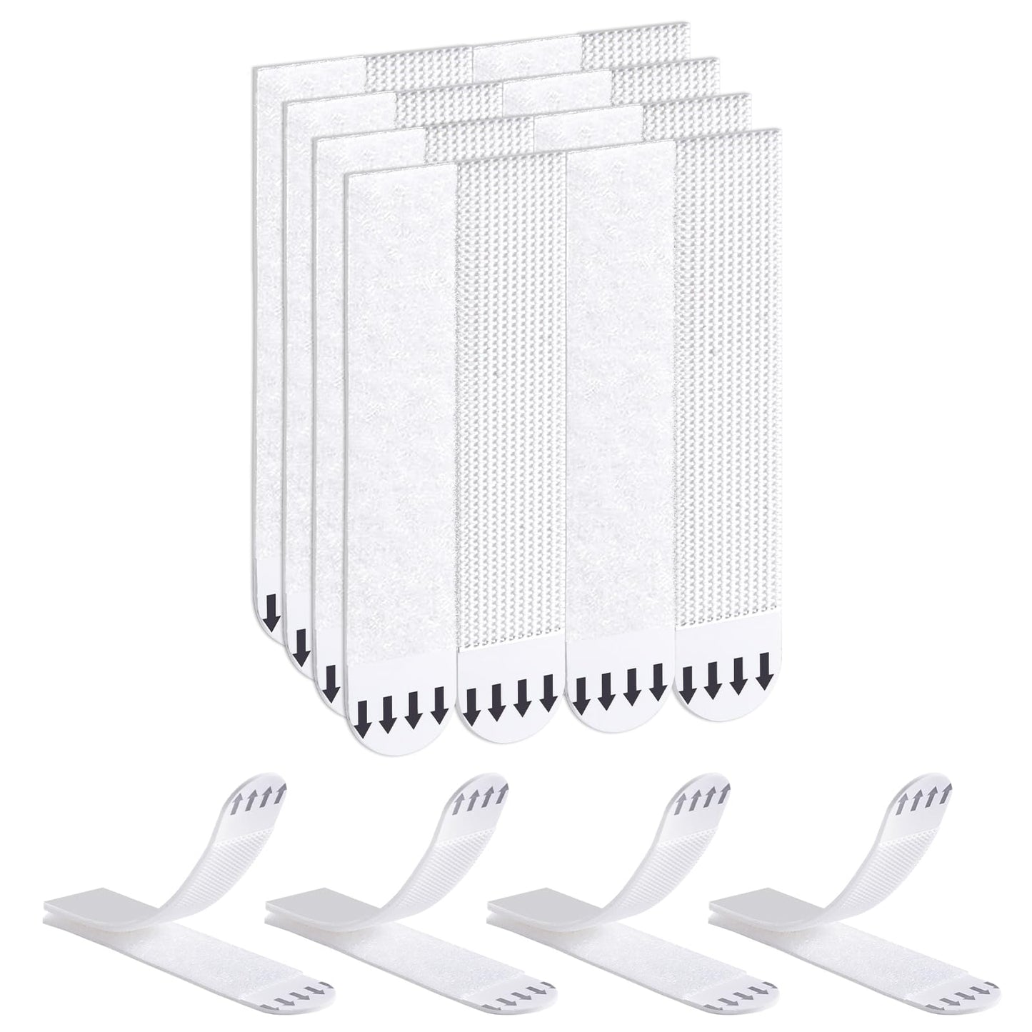 Picture Hanging Strips Heavy Duty, 32-Pairs(64 Pack) Large Adhesive Hook and Loop Mounting Tapes Damage Free No Nails Picture Hangers for Frame Hanging Poster Strips Christmas Decorations