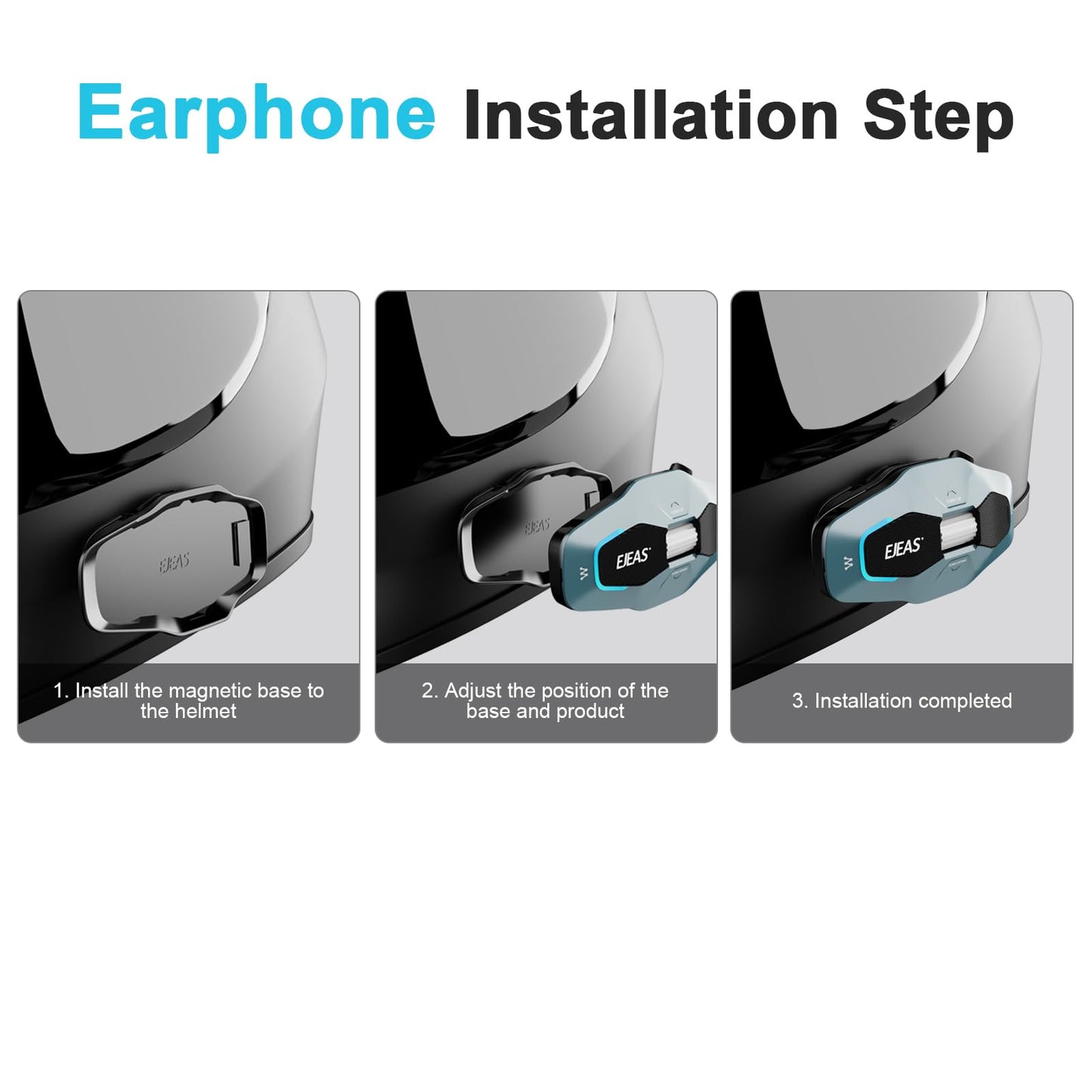 SolaMr X10 Motorcycle Helmet Bluetooth Headset Speakers Headphone, Ski Helmet Intercom Integrated Mesh Communication System Support 10 Riders with Bluetooth 5.1, Noise Cancellation, Music Share, Green