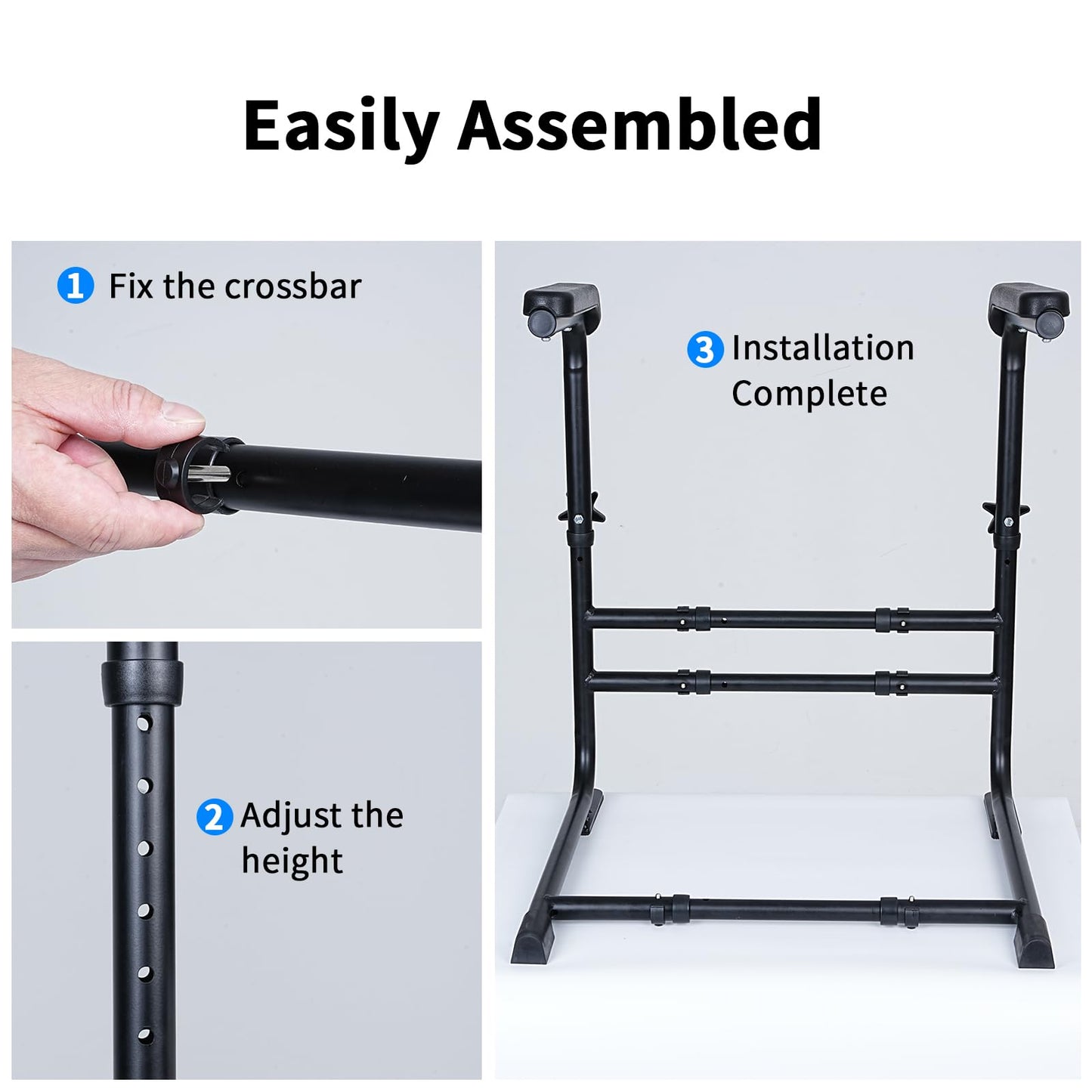 ALIESTFDNO Adjustable Stand Assist for Couch, Chair Assist for Elderly, Chair Lift Assist Devices for Seniors, Safety Stand up Rail,Black