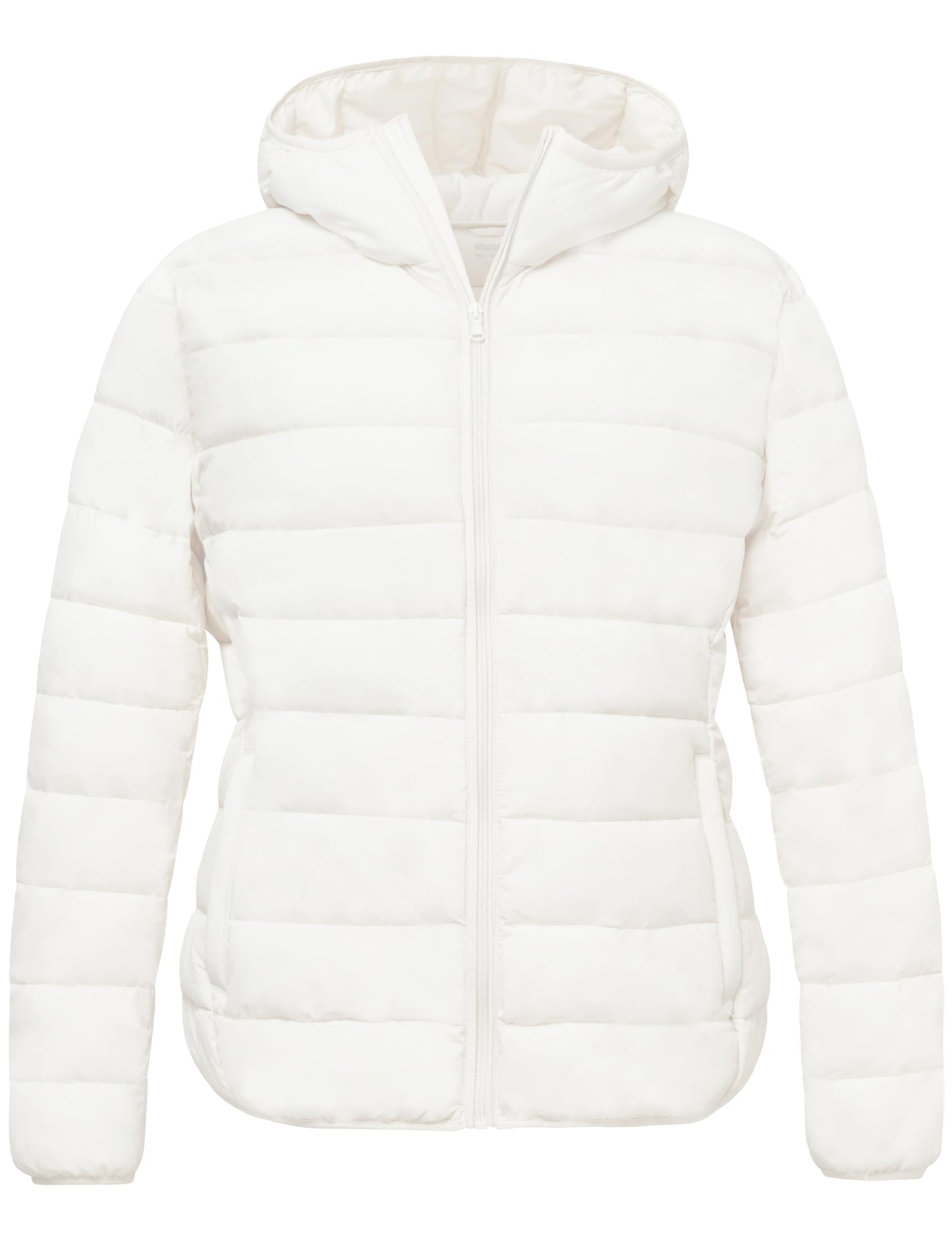 wantdo Women's Puffer Jacket Lightweight Warm Quilted Puffy Winter Coats White 1X