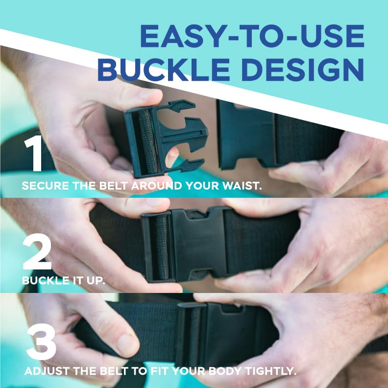 Sunlite Sports AquaFitness Deluxe Flotation Swimming Belt - Water Aerobics Equipment for Pool, Low-Impact Workout