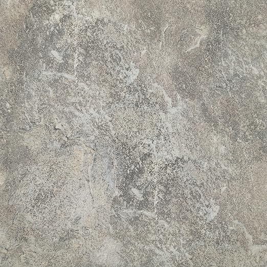 Chic Stone Vibe Underfoot – Peel and Stick Flooring Tiles, Upgraded 12"x12" Thick Vinyl Grey Tones Floor Tiles Waterproof, Residue-Free DIY for Instant Ambiance (12 Tiles)