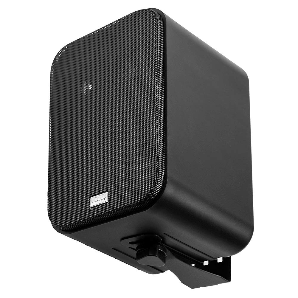 OSD 4" Outdoor Patio Speaker Pair 80W, IP54 Weather Resistant, Aluminum Grilles Black AP450