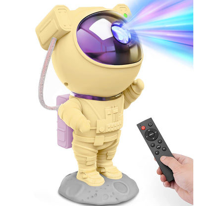 Star Projector Galaxy Night Light - Astronaut Space Projector, Starry Nebula Ceiling LED Lamp with Timer and Remote, Kids Room Decor Aesthetic, for Christmas & Birthdays