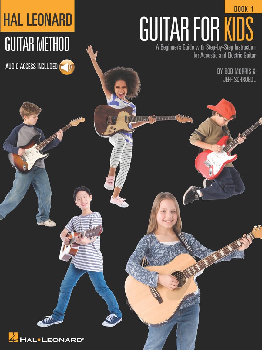 Guitar for Kids | Guitar Method - Easy Beginner Guitar Songbook for Children | Learn Popular Songs and Guitar Basics | Sheet Music incl. Online Audio ... (Hal Leonard Guitar Method (Songbooks))