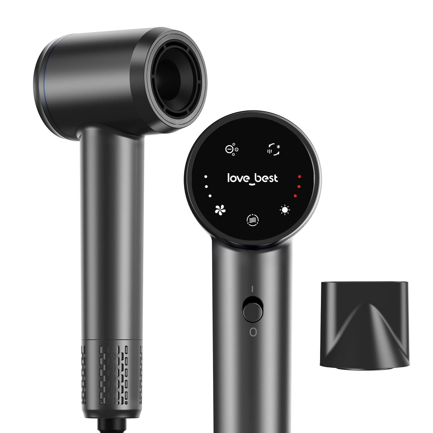 Hair Dryer, Professional Ionic Hair Dryer for Fast Drying, Low Noise and Quiet, Lightweight, 600 Mmillion Negative lonic High-Speed Hair Blow Dryer Without Hair Damage for Women, Men, Travel, Salon