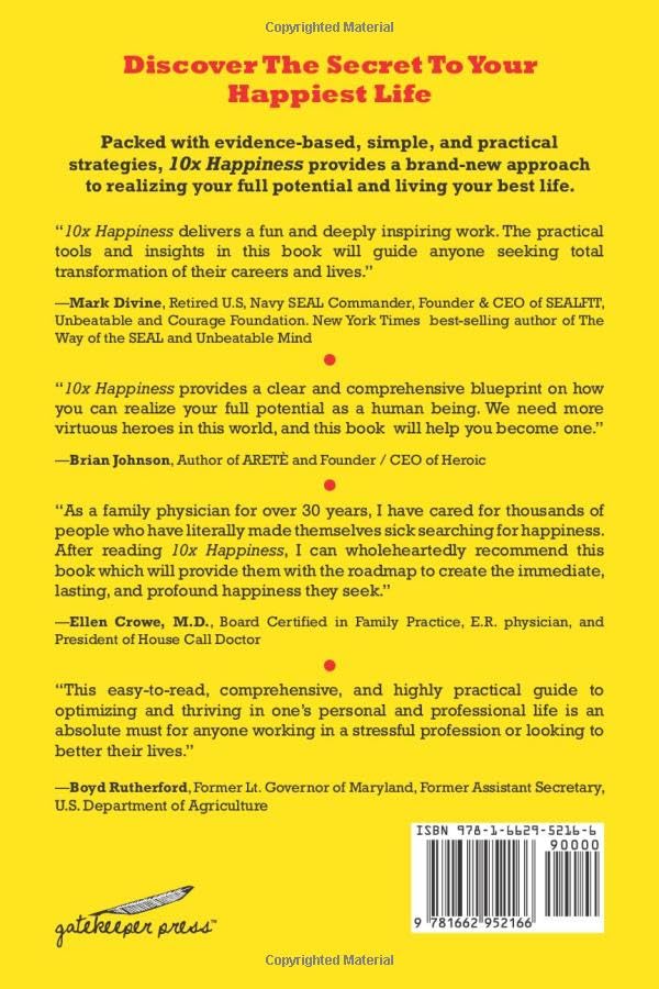 10x Happiness: Maximize Your Full Potential and Achieve Your Happiest Life