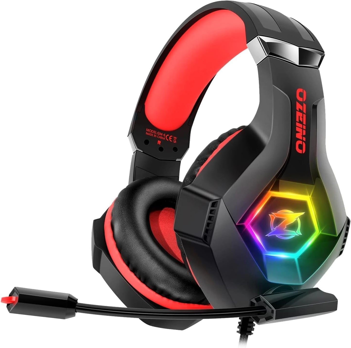Gaming Headset for PC, Ps4, Ps5, Xbox Headset with 7.1 Surround Sound, Gaming Headphones with Noise Cancelling Mic, Over Ear Headphones for Switch, GEM Box, Atari 2600 System, Sega Game Gear