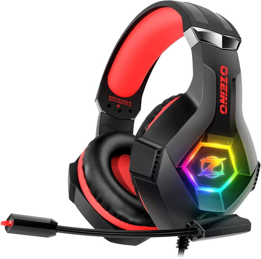 Gaming Headset for PC, Ps4, Ps5, Xbox Headset with 7.1 Surround Sound, Gaming Headphones with Noise Cancelling Mic, Over Ear Headphones for Switch, GEM Box, Atari 2600 System, Sega Game Gear