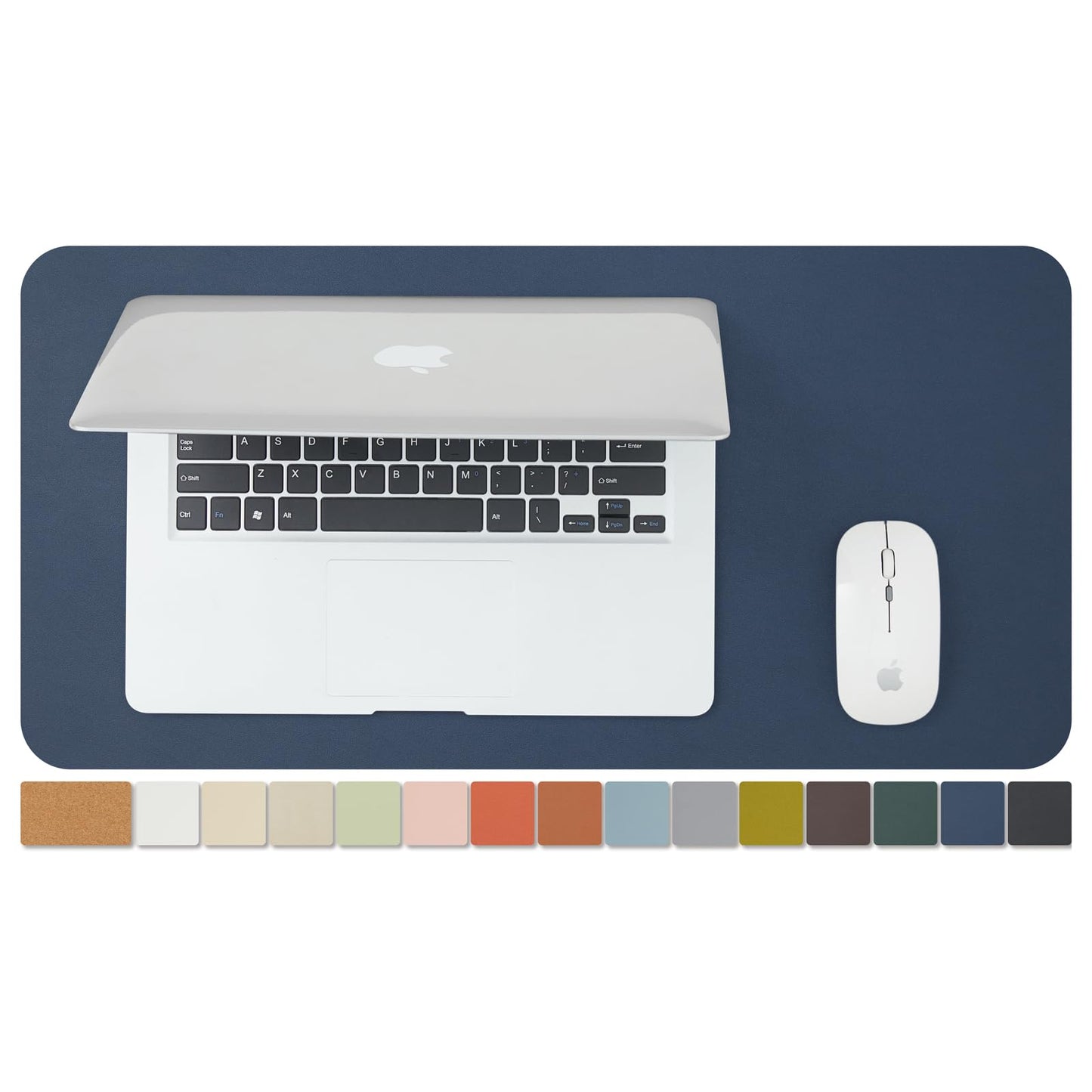 Large Cork Desk Mat - 47.2"x 17" Desk Pad for Office and Home - Ideal for Large Mouse Pad and Desk Mats on Top of Desks(Purple)