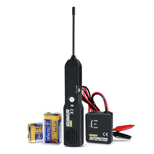 Automotive Electrical Open&Short Finder Circuit Tester Circuit Finder Detector Tone Generator Cable Wire Breaker Tracker Circuit Fault Finder DC 6-42V Car Diagnostic Tool