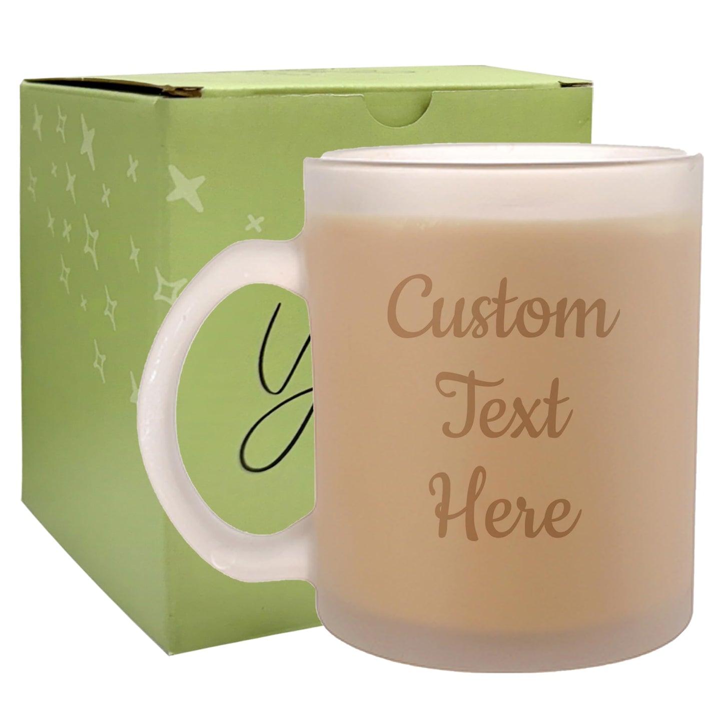 Personalized Coffee Mug Engraved with your Custom Text - Customized Coffee Mugs, Hot Chocolate Mug, Tea Cup, Birthday Gifts, Retirement Gift (Engraved Custom Text, Matte Black)