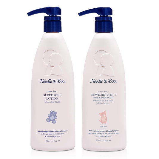 Noodle & Boo 2-in-1 Newborn Hair & Baby Body Wash for Baby, Tear Free and Hypoallergenic