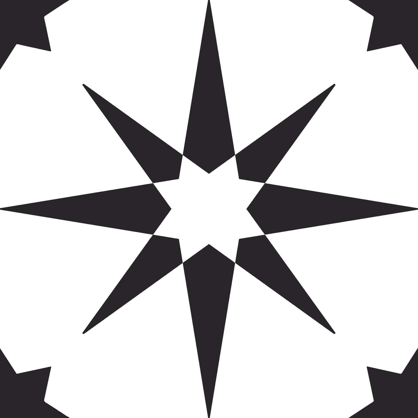 FloorPops FP2948 Altair Peel & Stick Floor Tiles, Black