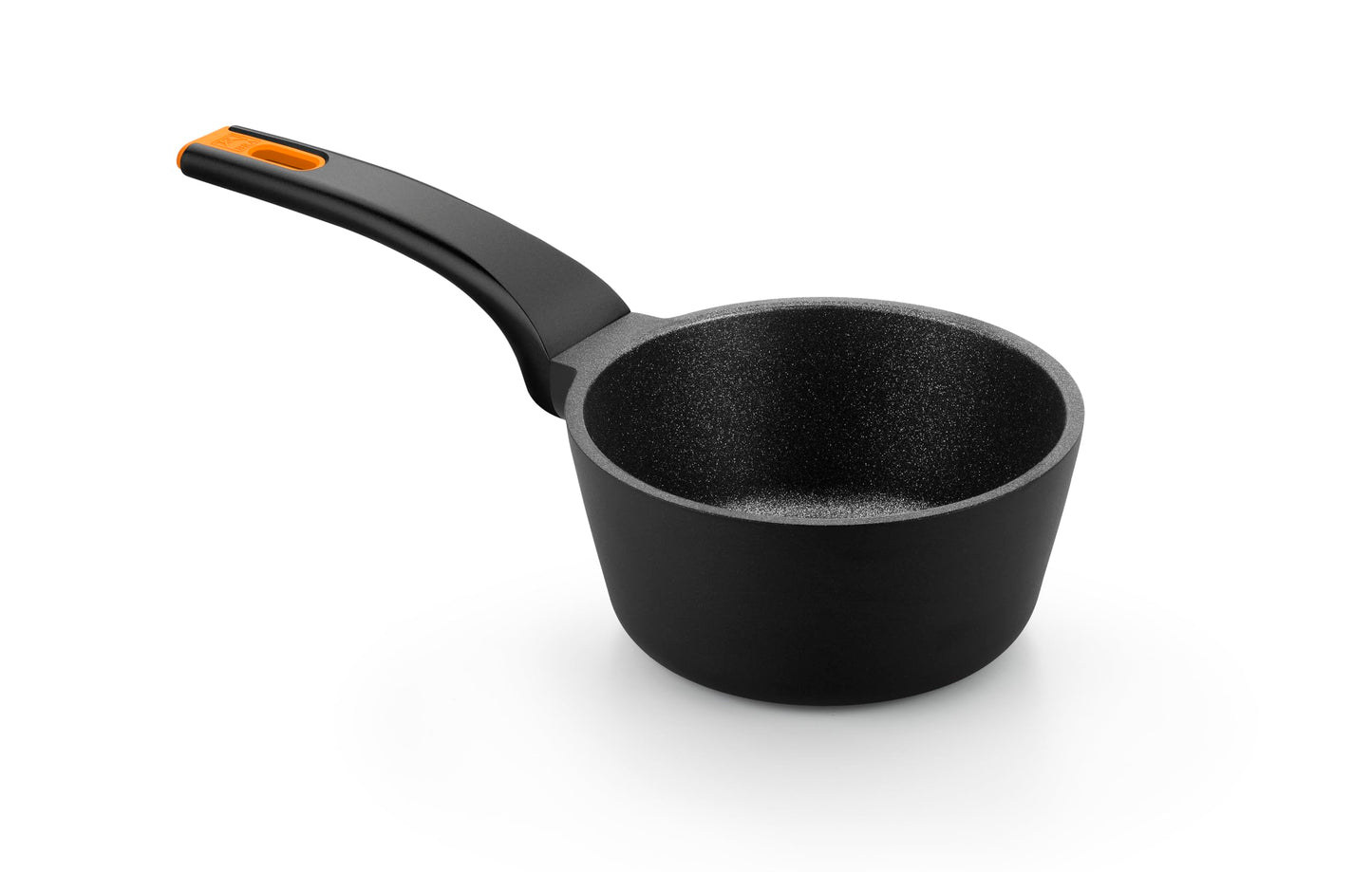 BRA COOKWARE Efficient Pro Sauce Pan | 6.3 inches - 1.13 quarts Non-Stick Cast Aluminum Low Pot | All Heat Sources Compatible | PFOA Free | Ergonomic Heat-Resistant Handle | Non Deformable