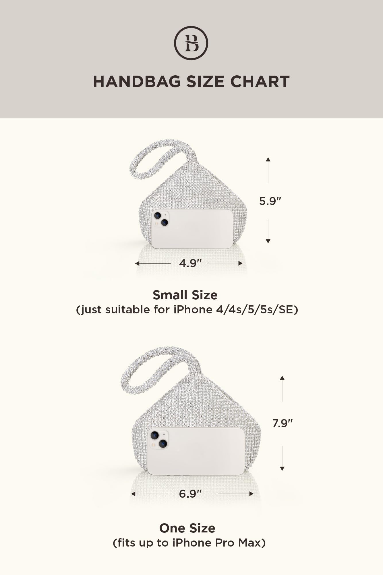 BABEYOND Women's Rhinestone Clutch Evening Bags Sparkly Glitter Triangle Purse for 1920s Party Prom Wedding