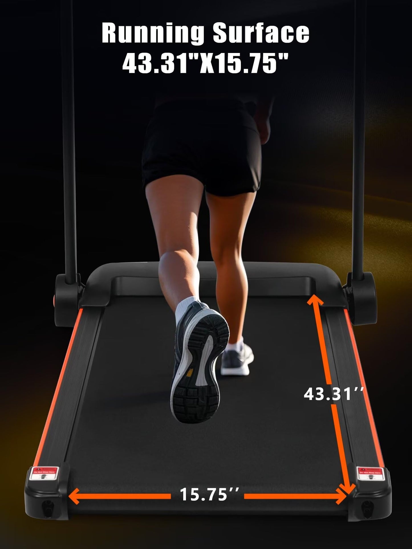 Treadmills for Home, 3.0 HP Folding Treadmill with Incline, Portable Treadmill 300 lbs Capacity, Caminadora Eléctrica Para Casa, Small Treadmills With Charge Staion & Bluetooth Speaker For Small Space