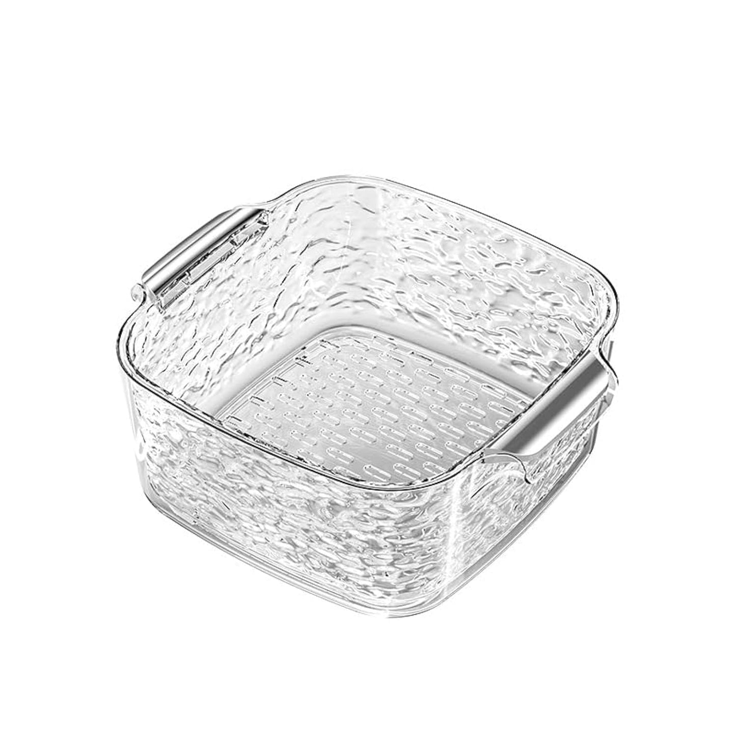 Taiuloo 6-Piece Colander Strainer Bowl Set, BPA-Free Plastic Fruit & Vegetable Washing Basket, Kitchen Colanders & Mixing Bowls for Pasta Berry Salad, 2/3.5/7QT