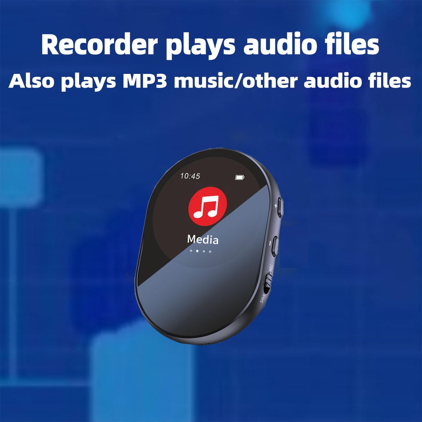 128GB AI Digital Voice Recorder with Playback,Voice Activated Audio Recorder,mini Recording Device,Timed Recording,Conference/Lecture/Classroom Learning,Portable Gifts,mini Tape Recorder,MP3 Player