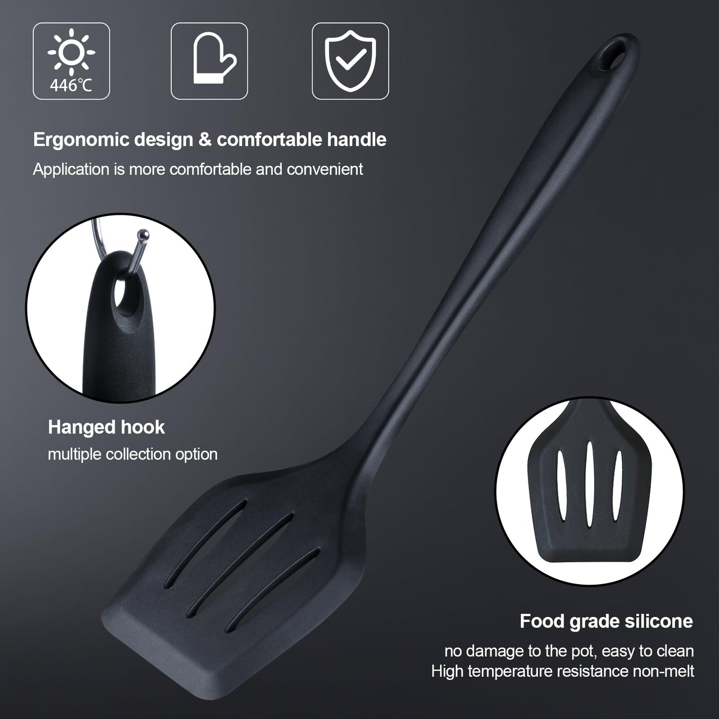 RAXCO Kitchen Utensils Set,18-Piece Cooking Tools and Sharp Knives,Stainless Steel Holder and Cutting Board