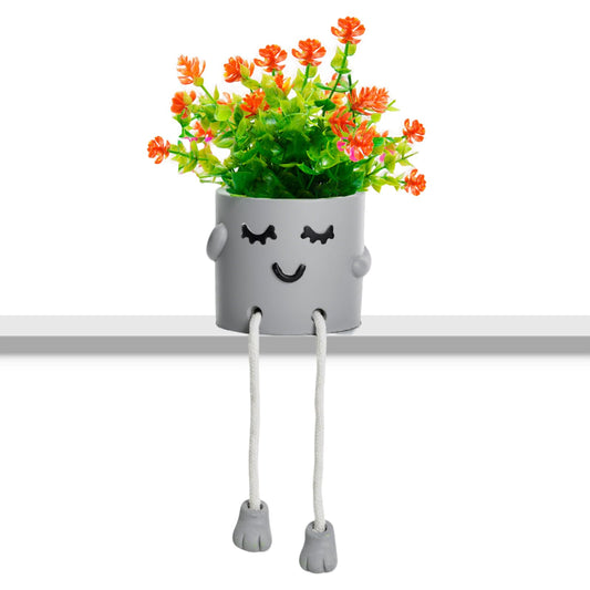 Lifelike Artificial Plants with Creative Pots, Realistic Faux Greenery for Home, Office, Bathroom, Bedroom, Kitchen, and Desk Decor, Long-Lasting Maintenance-Free DecorHome Office