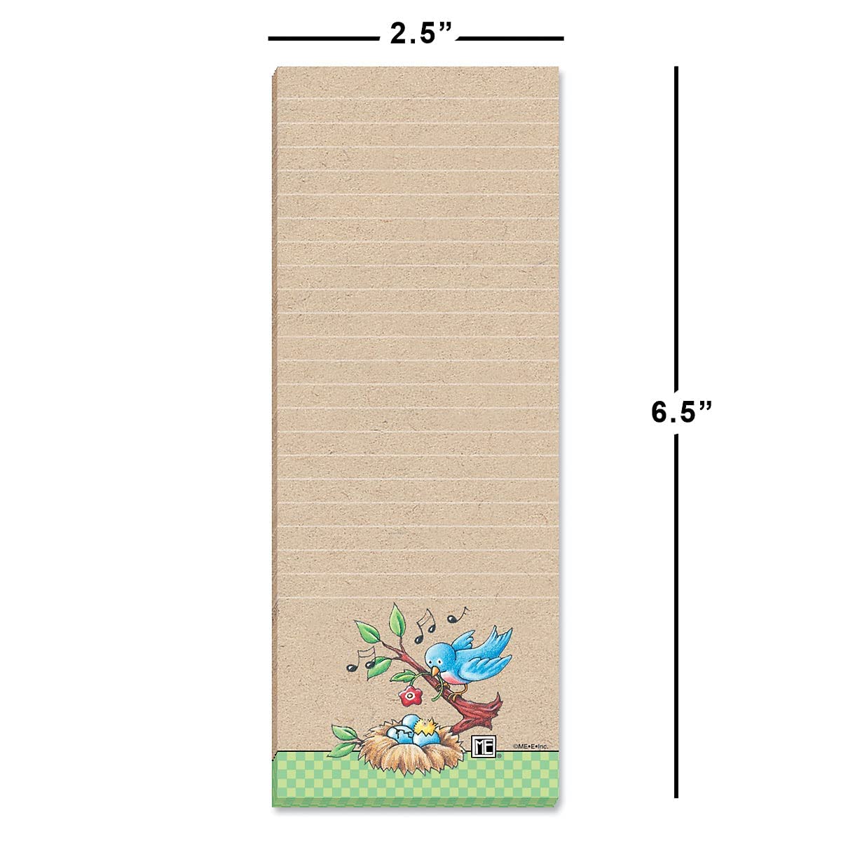 Current Mary Engelbreit Seasonal Characters Magnetic Notepad Set – Set of 12 Mini Memo Pads, 12 Designs, 30-Sheet Pads, 2½ x 6½ Inches, Shopping List, To-Do Notes, Printed in The USA