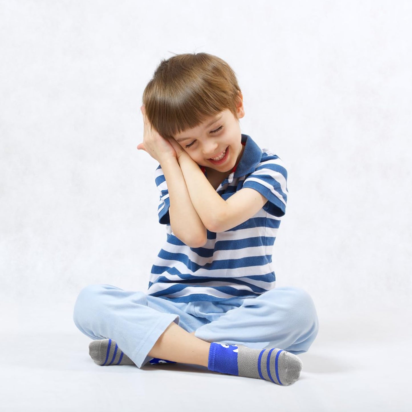 SPTRAMLE Kids Socks 12 Pairs Novelty Crazy Crew Socks for Toddler Boys Girls 3-5 Years Old Fun Mid Cut Socks Children Gift