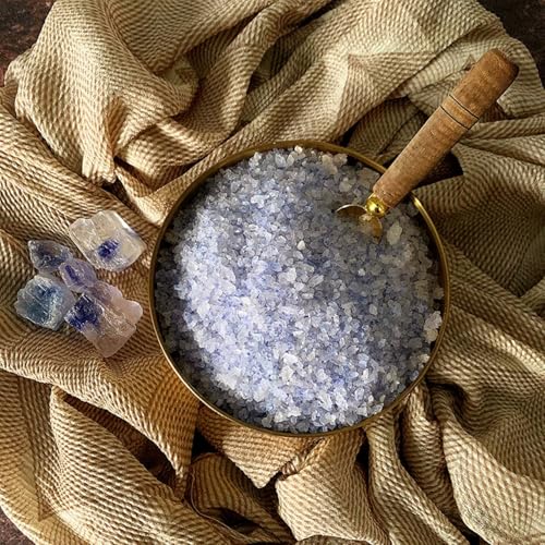 Ancient Blue Salt – Rare Mineral Treasure | High Potassium, Low Sodium, Pure & Unprocessed | Gourmet-Grade by Richure 100g (3.52 oz)