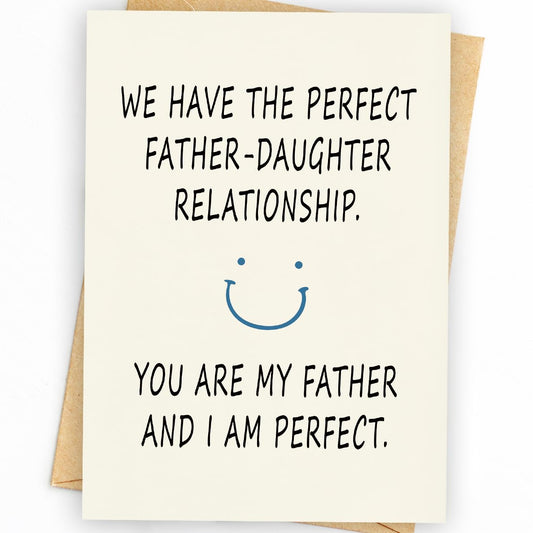 Funny Fathers Day Card & Gifts from Daughter or Son | Dad Gifts for Fathers Day | Happy Father's Day Card & Gift for Dad | Father's Day Decorations