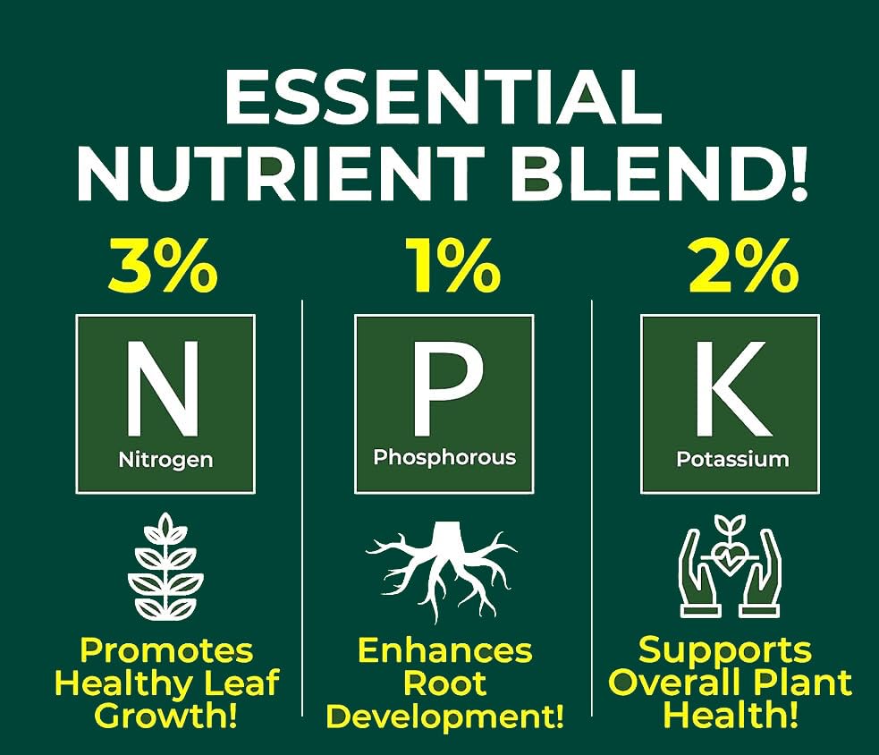 Gardenera Premium Liquid Hoya Fertilizer - 3-1-2 Concentrate for Indoor Plants and Flowers - Organic Plant Food - 32oz