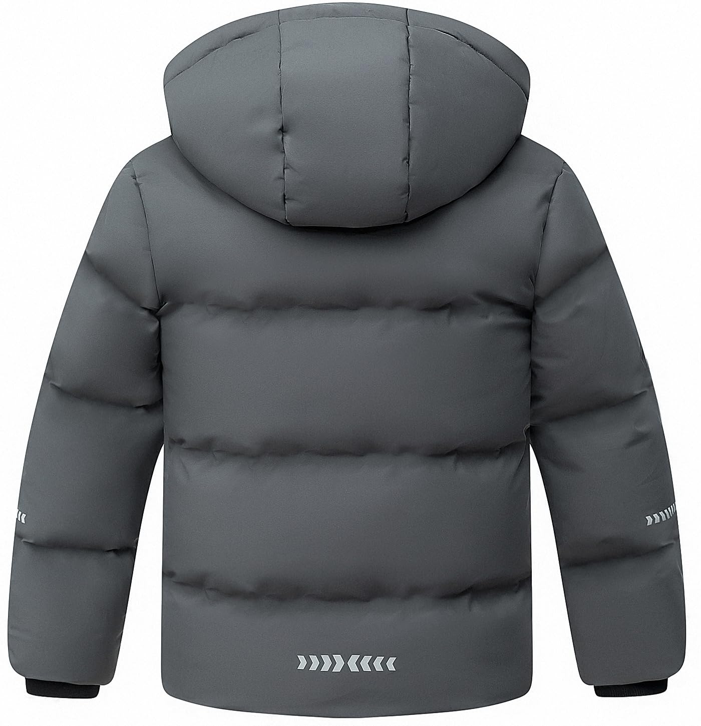 BYLESIN Kids Boy's Winter Coat Fleece Lined Waterproof Jacket Puffy Cotton Coat Thick Hooded Down Outdoor Coats
