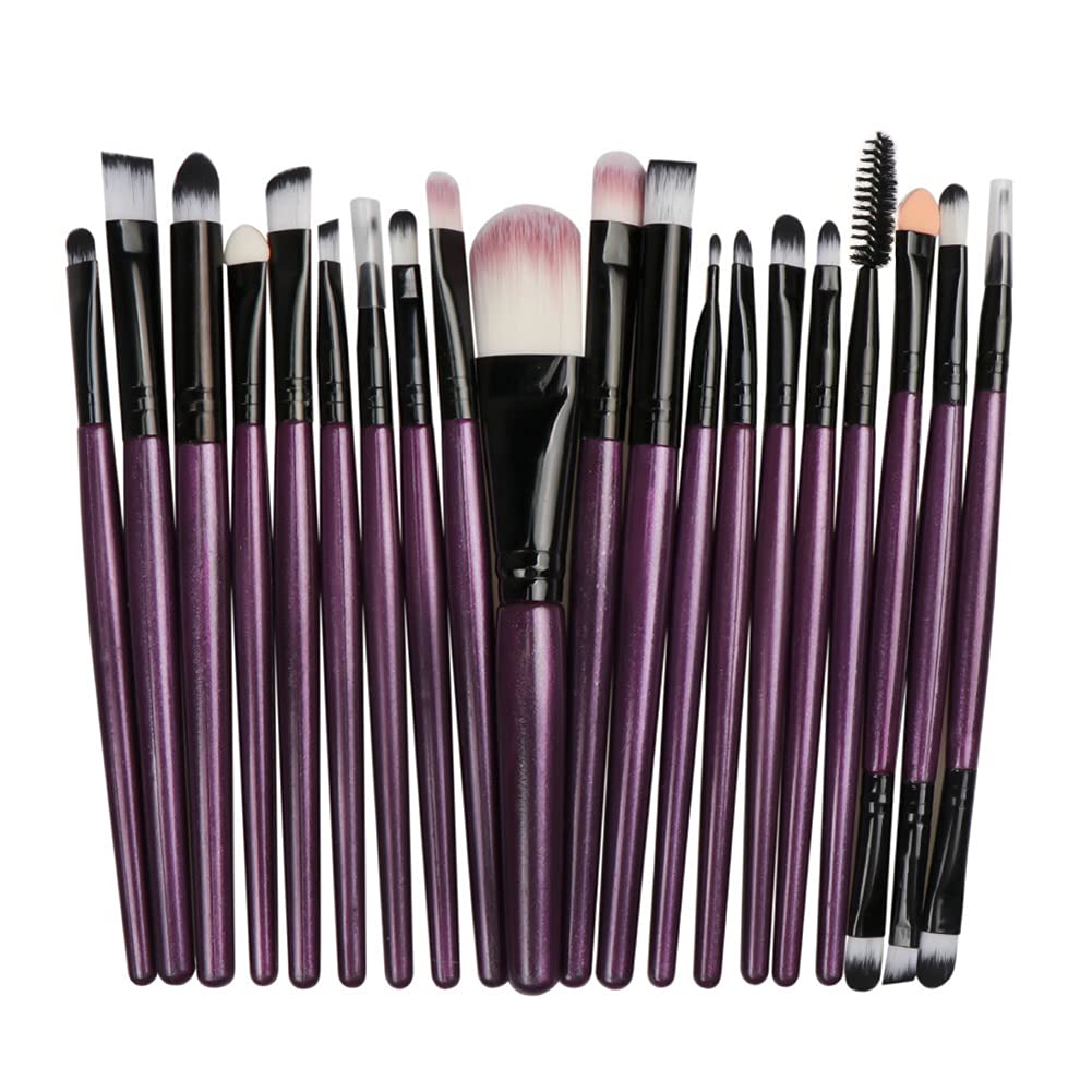 Makeup Brushes 20pcs Proffesional Cosmetics for Face Makeup Brush Set Powder Concealer Eyeshadow Eyebrow Lip Brush Beauty Tools Makeup Brushes zihei
