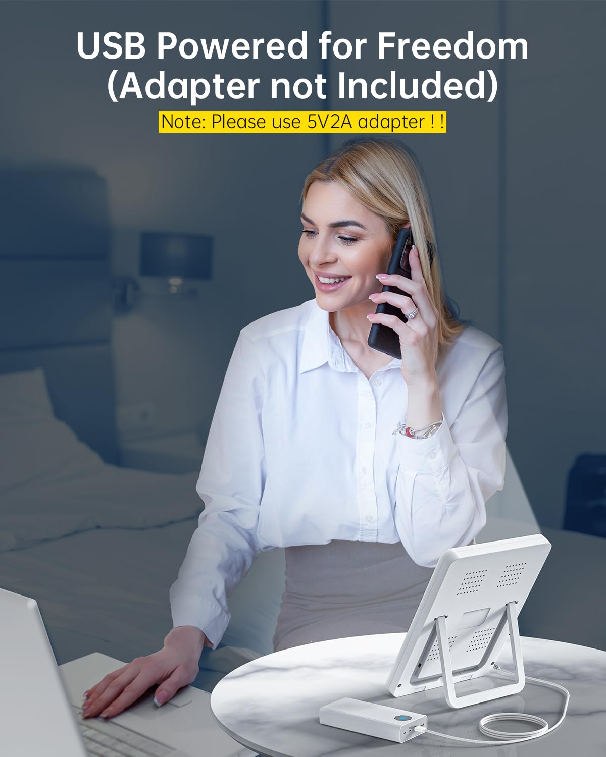 SUXIO Light Therapy Lamp - 10000 Lux Therapy Light, 3 Timing & Mode Happy Lamp, Touch Control Daylight Lamps with Memory Function, Portable Light Therapy Box for Home/Office Use As Lift Mood