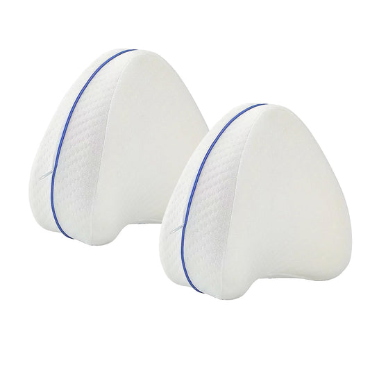 2 pcs Replacement Pillow Case for Contour Legacy Leg，Washable Zippered，Lightweight and Soft， Cover ONLY（White）