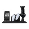 Gamer Gift for Men Teenager Boy, Unique Gaming Organizer with Headphone Holder, Rotatable Phone Stand & Controller Stand. Best Gamer Idea to Display Big Passion for Gaming - Funny Paused My Game
