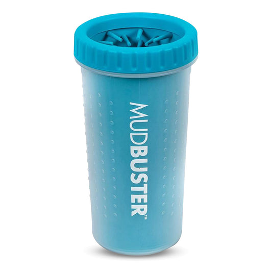 Dexas MudBuster Portable Dog Paw Cleaner, Large, Blue (PW720312)