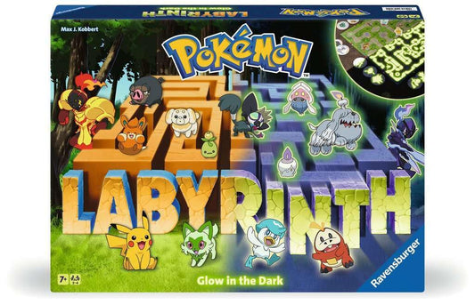 Ravensburger Pokémon Labyrinth Board Game – A Strategic Maze Adventure for Family Nights & Pokémon Parties – Includes Pikachu, Bulbasaur, and More – Great Birthday Gift for Kids Ages 7 and Up