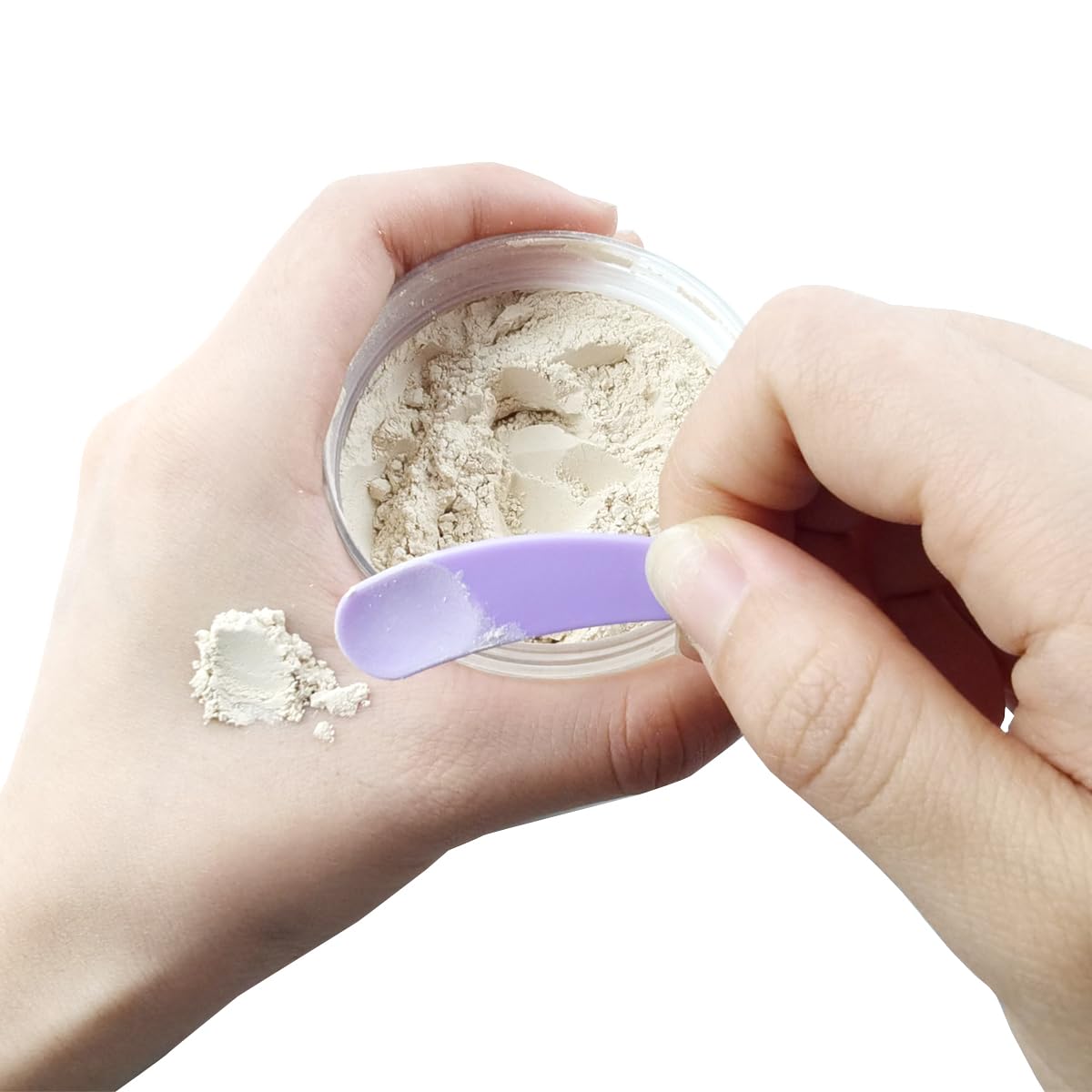 RONYOUNG 300PCS Mini Spatula for Cosmetics, Bulk Disposable Mini Plastic Makeup Spatulas, Mask Scoop for Mixing and Sampling (Multi Colored)