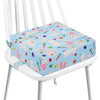 Toddler Booster Seat for Dining Table, Stronger Support Double Safe Straps Booster Seat Dining Toddler, Portable Travel Increasing Cushion (Blue Rabbit)