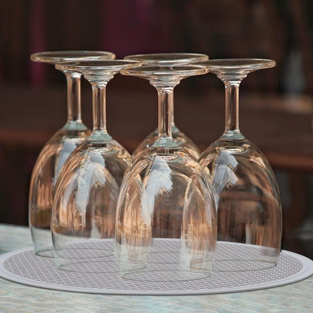 Silicone Heat Resistant Multifunctional Mat 12",Silicone Trivets for Hot Pots and Pans Multi-Purpose Trivet Mat for Hot Dishes Set, Heat Resistant Durable Flexible Silicone Pot Mat(2 Pcs)