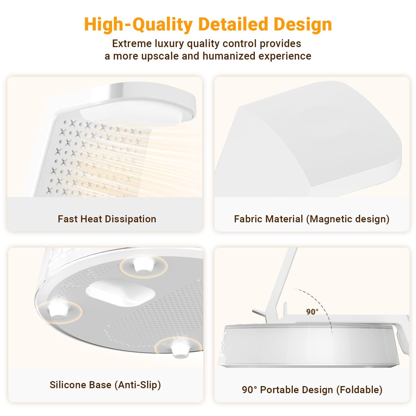 Alarm Clocks for Bedrooms with Wireless Charging Station, iPhone Charging Station with Dimmable Night Light Bluetooth Speaker, Wireless Charger for iPhone 16 15 14 13 Pro Max, Apple Watch, AirPods 3