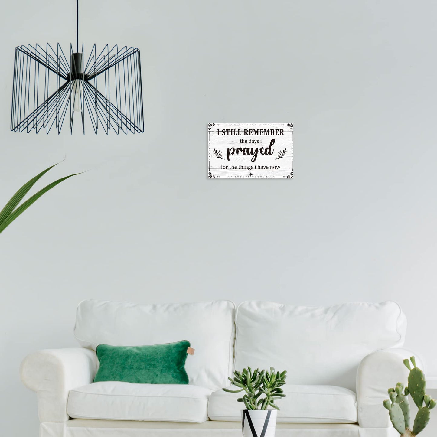 I Still Remember The Days I Prayed Home Wall Decorations Wooden Table Centerpieces Box Sign Farmhouse Decor House Prayer Wooden Rustic Presents For Bedroom Living Room or Shelf(White)