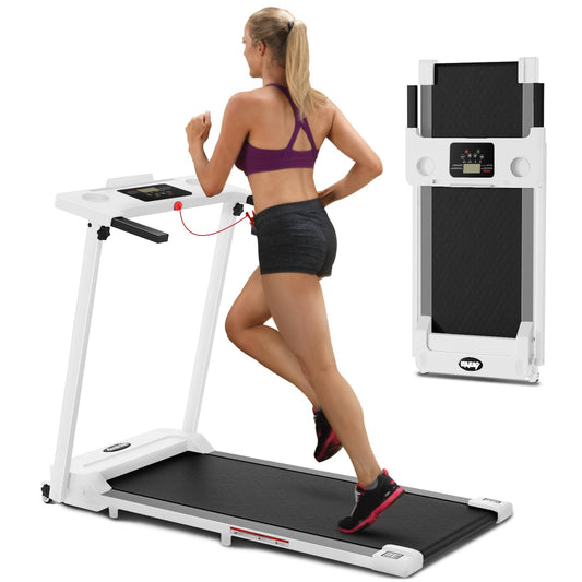 AoraPulse 3.0 HP Foldable Portable Folding Small Treadmills for Home Office with 300 LBS Capacity, Walking Running Exercise Electric Compact Treadmill with LED Display